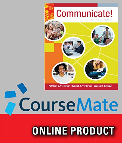 CourseMate (with SpeechBuilder Express 3.0, InfoTrac) for Verderber/Verderber/Sellnow's Communicate!, 14th Edition