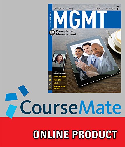 CourseMate for Williams' MGMT 7, 7th Edition