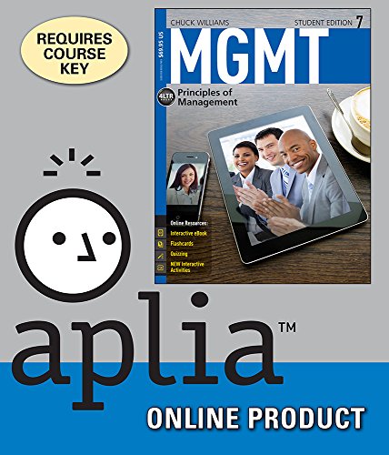 Aplia for Williams' MGMT 7, 7th Edition