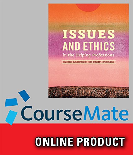 CourseMate for Corey's Issues and Ethics in the Helping Professions, 9th Edition