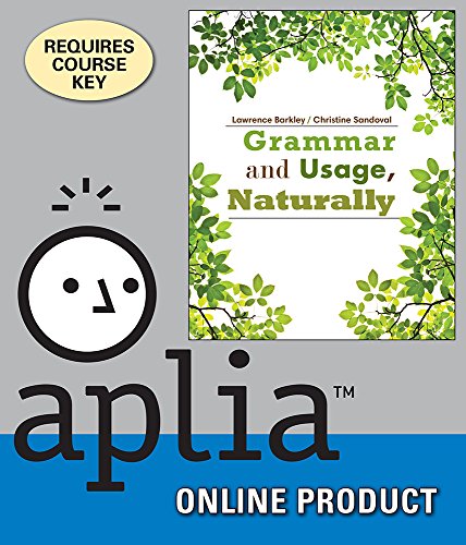 Aplia for Barkley/Sandoval's Grammar and Usage, Naturally, 1st Edition