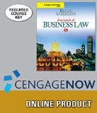 CengageNOW (with Digital Video Library) for Beatty/Samuelson's Cengage Advantage Books: Essentials of Business Law, 5th Edition