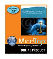 MindTap Business Law for Miller's Business Law Today, Standard Edition, 10th Edition