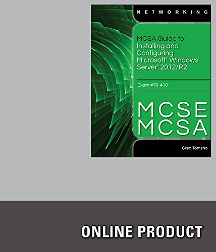 LabConnection for Tomsho's MCSA/MCSE Guide to Installing and Configuring Windows Server 2012, Exam #70-410, 1st Edition