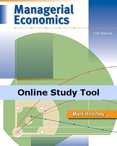 Electronic Study Guide for Hirschey's Managerial Economics, 12th Edition
