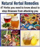 Natural Herbal Remedies: 47 Herbs You Need to Know About to Stop Illnesses from Attacking You: (Natural remedies, herbs, herbal remedies)