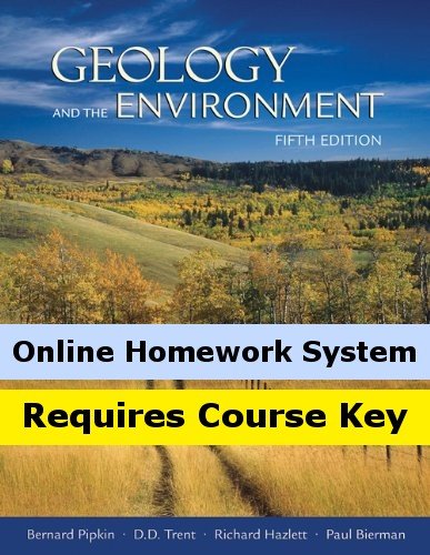 CengageNOW Instant Access Code for Pipkin/Trent/Hazlett/Bierman's Geology and the Environment