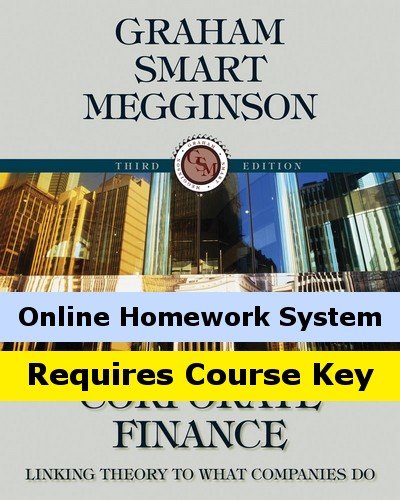 CengageNOW Instant Access Code for Graham/Smart/Megginson's Corporate Finance: Linking Theory to What Companies Do