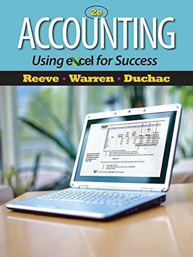 CengageNOW (with eBook) for Reeve/Warren/Duchac's Accounting Using Excel for Success, 2nd Edition