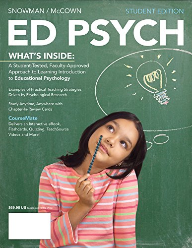 CourseMate for Snowman/McCown's ED PSYCH, 1st Edition