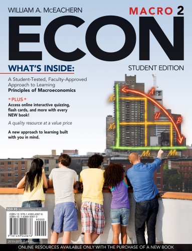 Aplia Online Homework System to Accompany McEachern's ECON Macro 2 [Web Access]