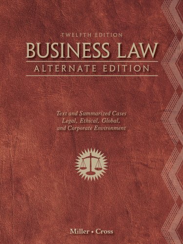 CengageNOW (with Business Law Digital Video Library ) for Miller/Cross' Business Law, Alternate Edition, 12th Edition