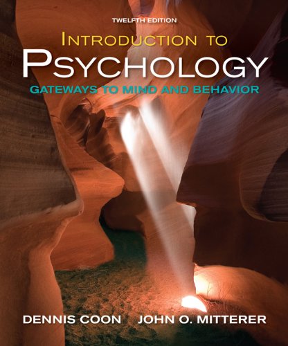 Aplia Online Homework System, 2-Semester Access to Accompany Coon/Mitterer's Introduction to Psychology: Gateways to Mind and Behavior with Concept Maps and Reviews [Web Access]