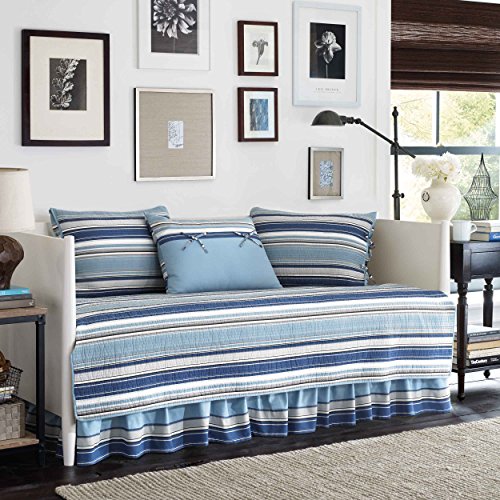 Book Cover Stone Cottage Fresno 5-Piece Daybed Quilt Set, Blue