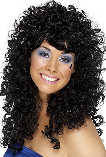 Smiffy's Women's Boogie Babe Wig Long Curly