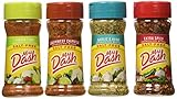 Mrs. Dash Extra Spicy(2.5oz), Southwest Chipotle(2.5oz), Garlic & Herb (2.5oz) and Fiesta Lime (2.4oz) Salt-Free Seasoning (Bundle)