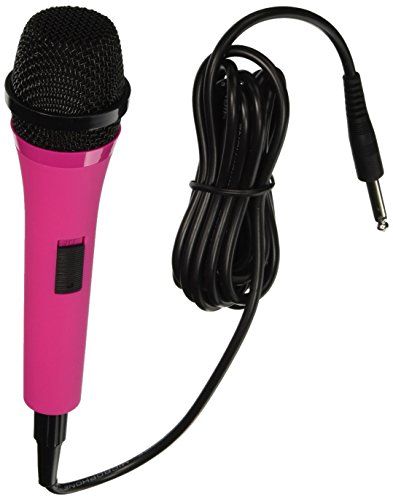 Book Cover Singing Machine SMM205P Uni-Directional Dynamic Microphone with 10-Foot Cord - Pink