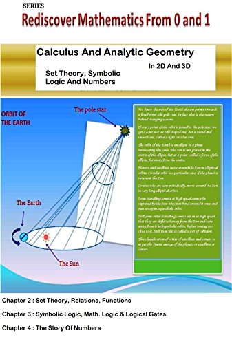 Set Theory,Symbolic  Logic and Numbers: Calculus And Analytic Geometry In 2D And 3D (Rediscover Mathematics From 0 And 1 Book 18)