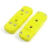 uxcell A14032200ux0016 Cable Wire Connector Male Female Thermocouple Adapter K Type 2 Pair