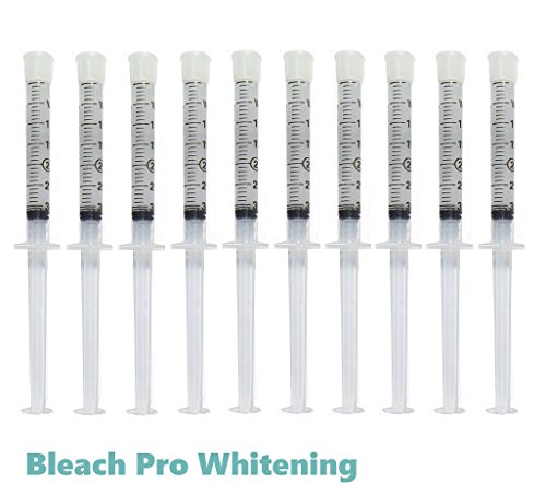 Teeth Whitening Gel Syringe Dispensers 22% Carbamide Peroxide, 10 Tooth Bleaching Gel 3ml Syringes