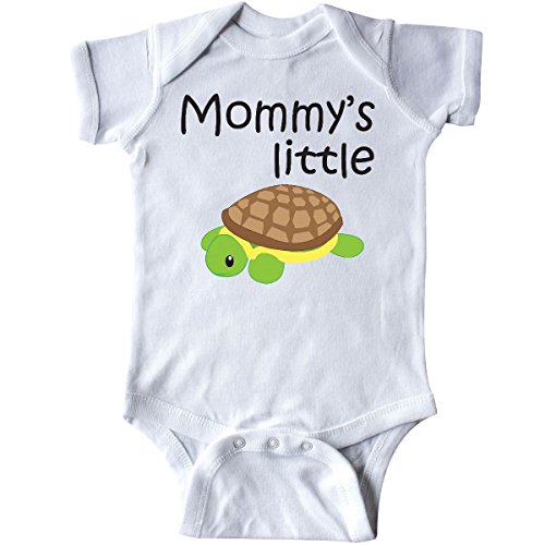 inktastic Mommy's Little Turtle Infant Creeper 6 Months White 1827f