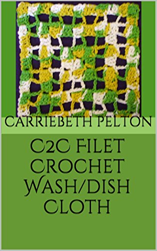 C2C Filet Crochet Wash/dish Cloth