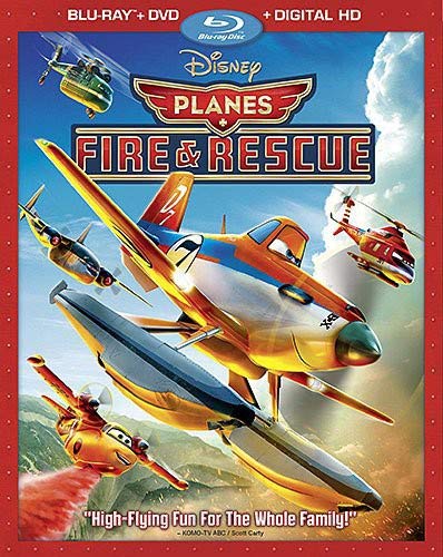 Book Cover Planes Fire and Rescue (2-Disc Blu-ray +DVD + Digital HD)
