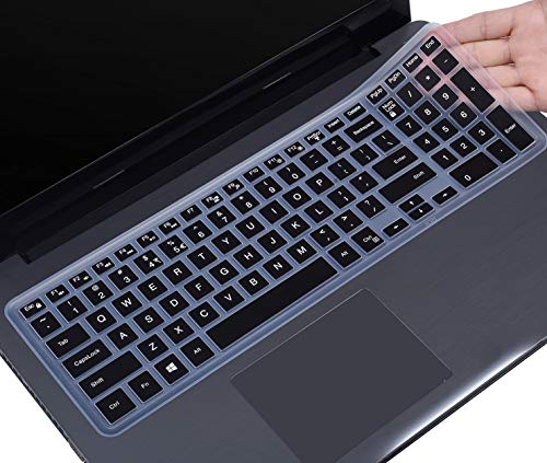 CaseBuy Keyboard Cover for Old Dell Inspiron 15 3000 5000 3583 15.6" / Dell G3 G5 G7 15.6 Series / 17.3 Dell G3 Series/Insprion 17 7786 / Inspiron 17 5000 Series (with Numeric Keypad), Black