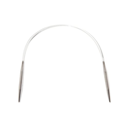 HiyaHiya Aiguille circulaire en acier de 30 cm 2,50 mm argent