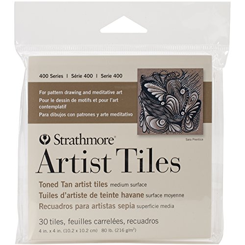 Book Cover Strathmore 105-977 400 Series Toned Tan Artist Tiles, 30 Sheets