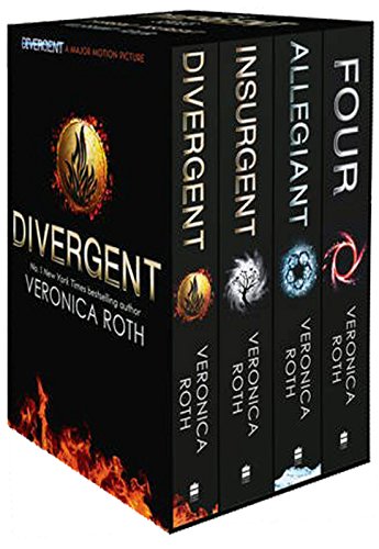 Collection Set: Four, Divergent, Insurgent, Allegiant - 4 Books