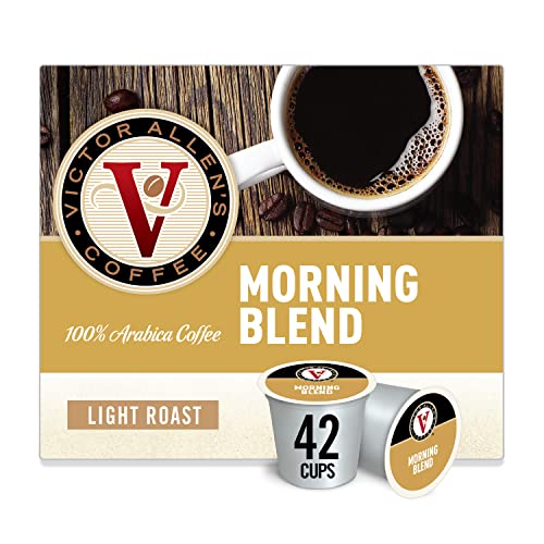 Victor Allen's Coffee Morning Blend, Light Roast, 42 Count, Single Serve Coffee Pods for Keurig K-Cup Brewers