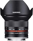 Samyang 12 mm F2.0 Manual Focus Lens for Fuji X - Black