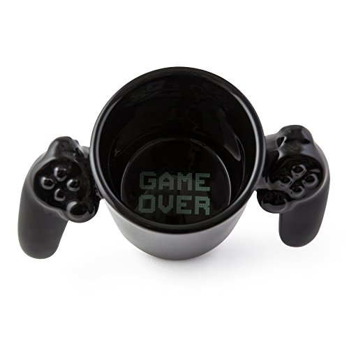 BigMouth Inc. Game Over Coffee Mug, Ceramic Gamers Cup, Holds 14 Oz., Perfect for Coffee, Tea