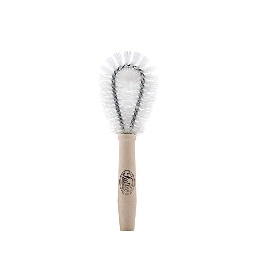 Fuller Brush Kitchen Dish Brush - Easy Grip Cleaning Scrubber w/ Round Stiff Bristles & Wooden Handle - Heavy Duty Circle Washing Scrub - Clean Kitchen For Home & Business