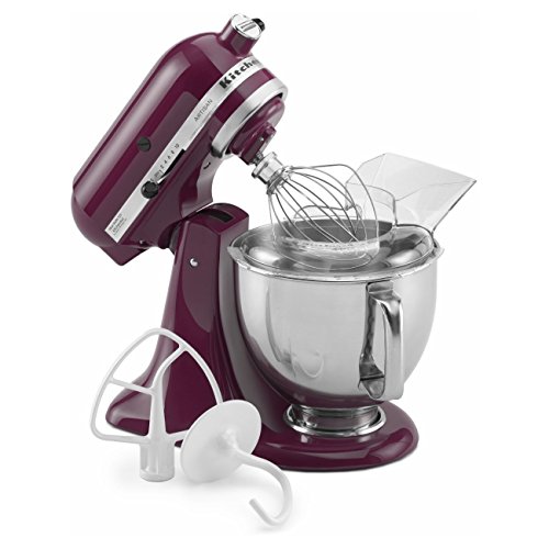 KitchenAid KSM150PSBX Artisan Series 5-Qt. Stand Mixer with Pouring Shield - Bordeaux, 5 Qt