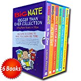 Big Nate Series Collection Lincoln Peirce 6 Books Box Set Gift Pack (Big Nate on a Roll, Goes for Broke, The Boy with the Biggest Head in the World, Strikes Again, Flips Out, In the Zone)