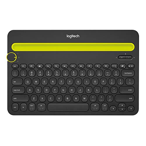 Logitech Bluetooth Multi-Device Keyboard K480 â€“ Black â€“ Works with Windows and Mac Computers, Android and iOS Tablets and Smartphones