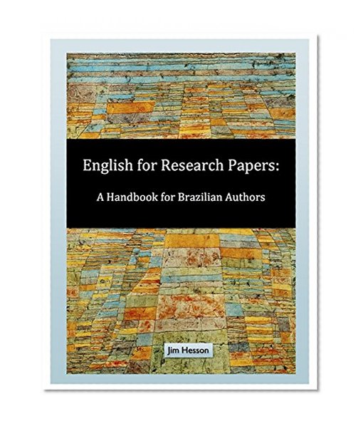 English for Research Papers: A Handbook for Brazilian Authors