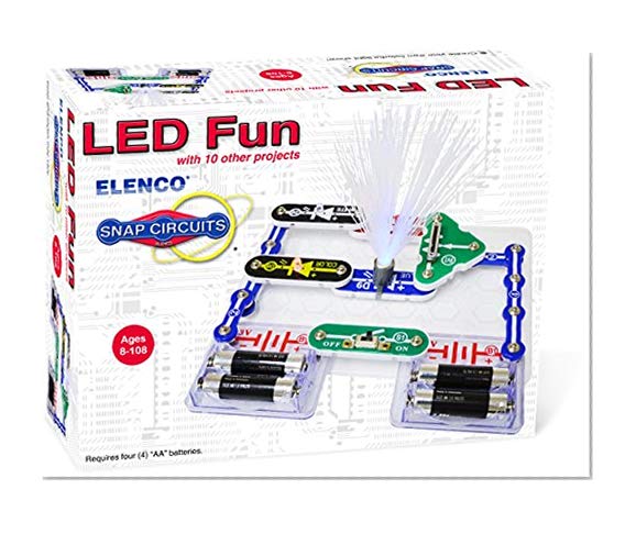 Book Cover Elenco Electronics SCP-11 Snap Circuits LED Fun Science Kit