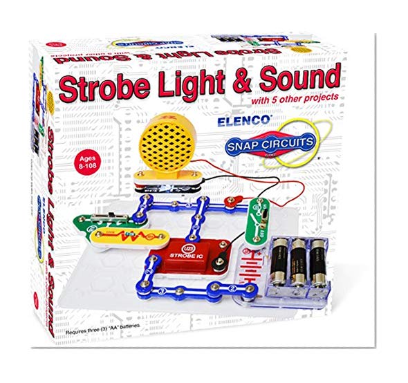 Book Cover Elenco Electronics SCP-14 Snap Circuits Strobe Light & Sound Kit