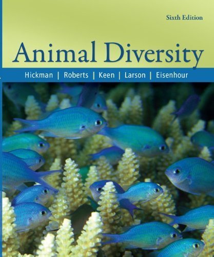 Animal Diversity 6th (sixth) by Hickman, Jr., Cleveland, Roberts, Larry, Keen, Susan, Larson (2011) Paperback