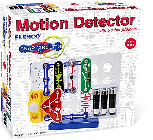 Book Cover Snap Circuits Electronics Motion Detector Mini Kit | Build Motion Projects with Snap-Together Electronic Components | 12 Projects | Electronics Exploration Kit | Great STEM Product