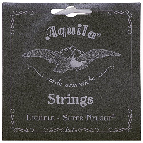 Book Cover Aquila Super Nylgut AQ-103 Concert Ukulele Strings - High G - 1 Set of 4