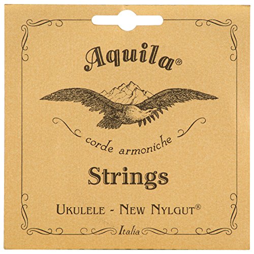 Book Cover Aquila New Nylgut AQ-15 Tenor Ukulele Strings - Wound Low G - 1 Set of 4
