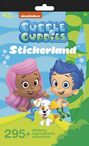 Book Cover Trends International STLPAD4P Bubble Guppies STICKERLAND 4 Page Pad