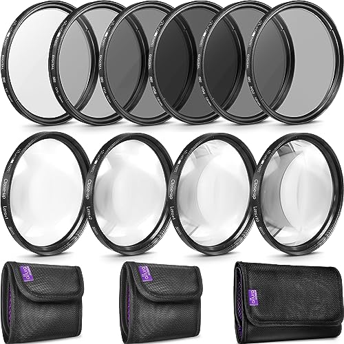 58MM Complete Lens Filter Accessory Kit for CANON EOS Rebel T6i T6 T5i T5 T4i T3i SL1 DSLR Camera