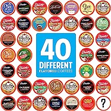 Book Cover Two Rivers Flavored Coffee Pods, Compatible with 2.0 Keurig K-Cup Brewers, Variety Pack, 40 Count