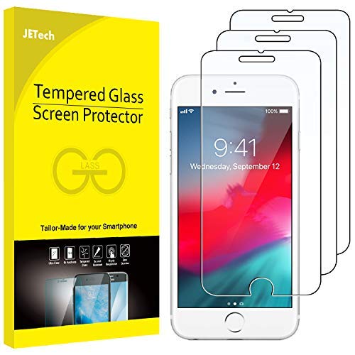 Book Cover JETech 3-Pack Screen Protector for Apple iPhone 8 Plus, iPhone 7 Plus, iPhone 6s Plus and iPhone 6 Plus, Tempered Glass Film, 5.5-Inch