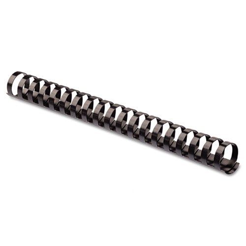 Fellowes - Plastic Comb Bindings, 2" Diameter, 500 Sheet Capacity, Black, 10 Combs/Pack 5236903 (DMi PK